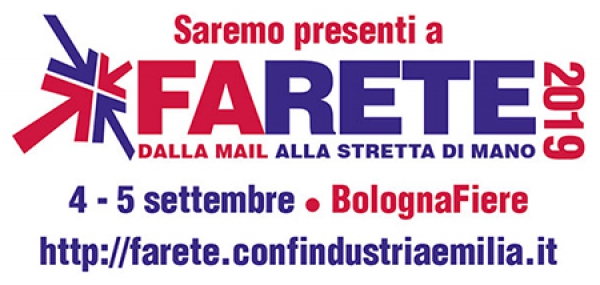 ECA Consult sar&agrave; presente a FARETE nei giorni 4 e 5 Settembre 2019